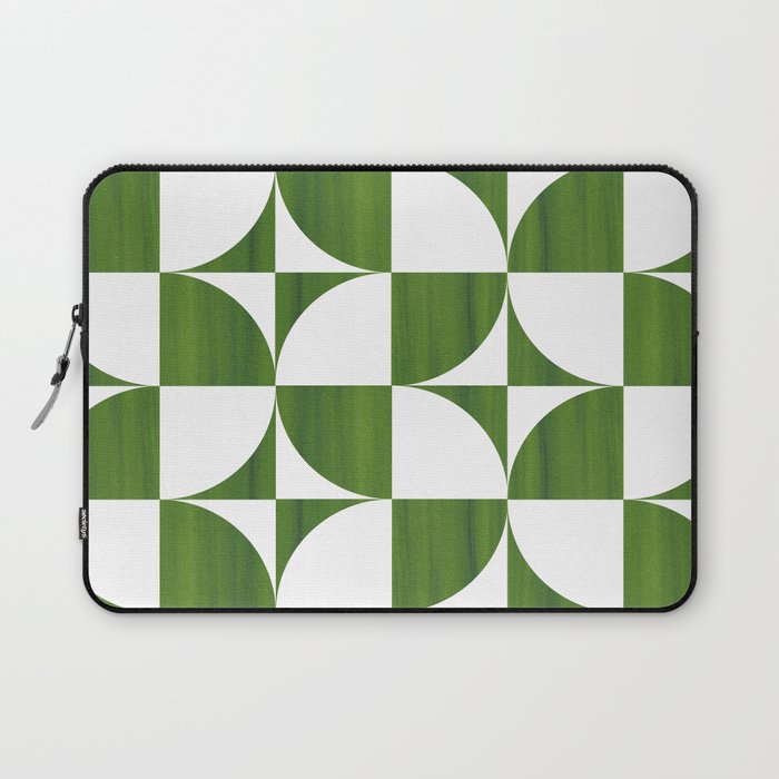 Quadrants (Matcha Green) Laptop Sleeve Gallery Image 1