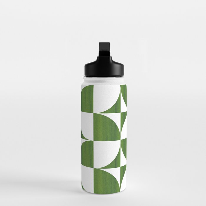 Quadrants (Matcha Green) Water Bottle Gallery Image 3