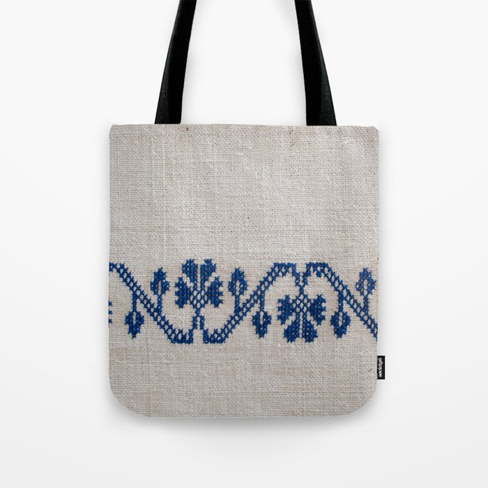 cross-stitch border Tote Bag Gallery Image 1