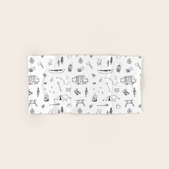 Simple Camping Bath Towel Gallery Image 1