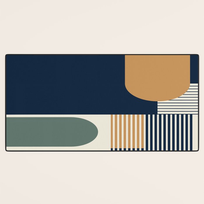 Cool Color Pallette Pattern Desk Mat Gallery Image 3