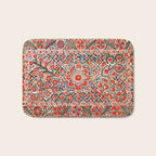 Bokhara Suzani  Antique Uzbekistan Floral Rug Print Bath Mat Gallery Image 1