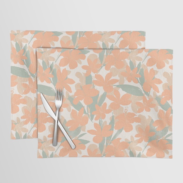 Flowery tropical sweet PC Placemat Gallery Image 1