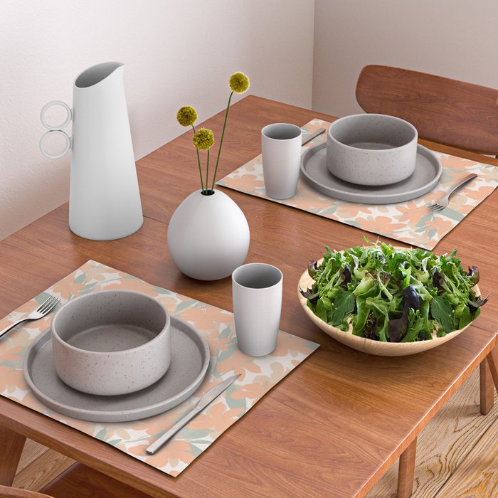 Flowery tropical sweet PC Placemat Gallery Image 2