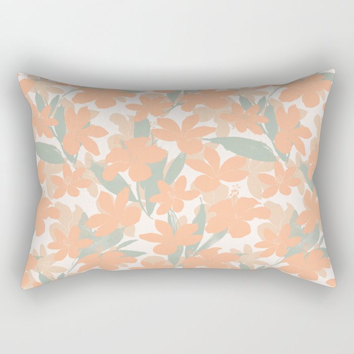 Flowery tropical sweet PC Rectangular Pillow Gallery Image 2