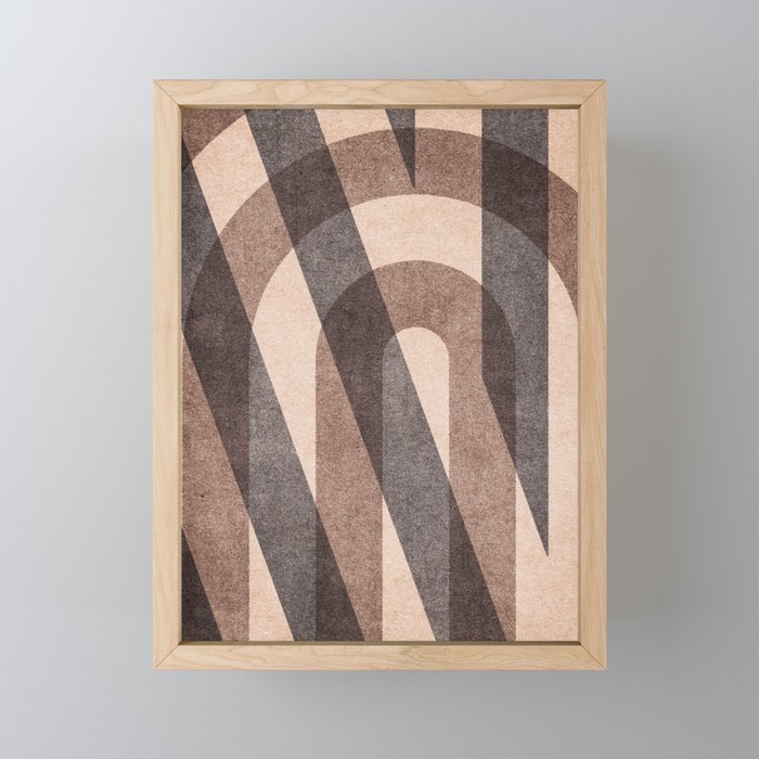 ABSTRACT ALPHABET / Decorative N Mini Art Print Gallery Image 1