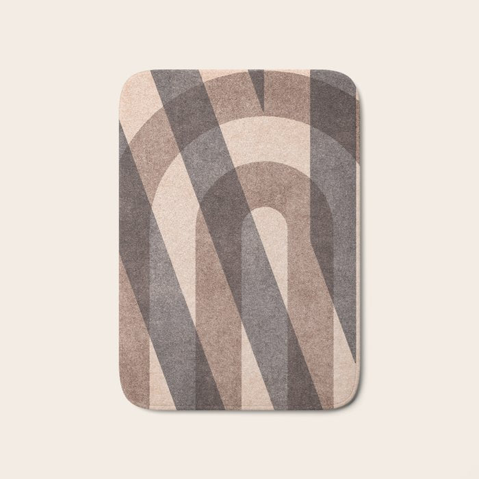 ABSTRACT ALPHABET / Decorative N Bath Mat Gallery Image 1