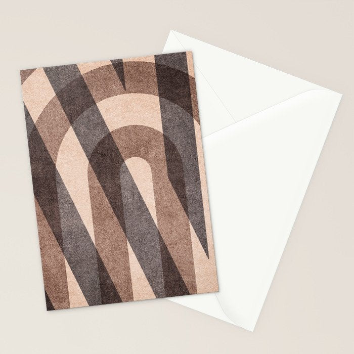 ABSTRACT ALPHABET / Decorative N Stationery Card Gallery Image 2