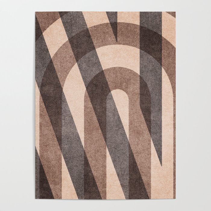 ABSTRACT ALPHABET / Decorative N Poster Gallery Image 4