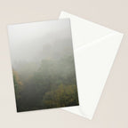 Belgium Misty Forest Scene | Atmospheric Nature Photography Stationery Card Gallery Image 2