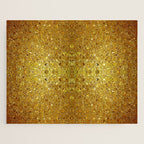 Deep gold glass mosaic Jigsaw Puzzle Gallery Image 1