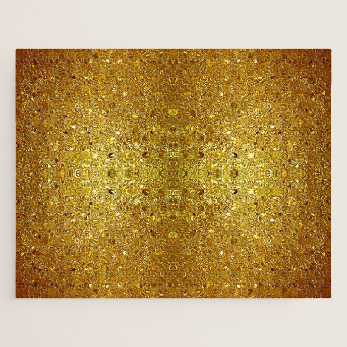 Deep gold glass mosaic Jigsaw Puzzle Gallery Image 1
