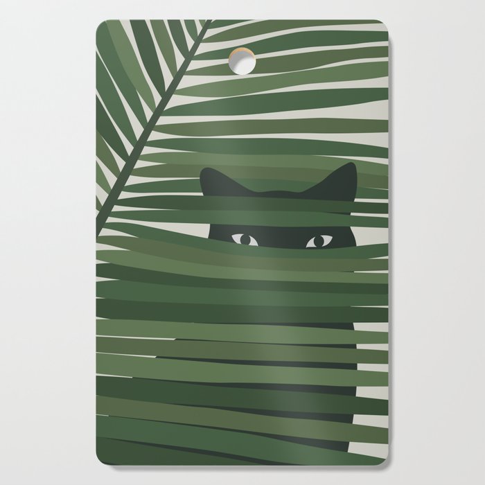 Cat and Plant 53 Cutting Board Gallery Image 1