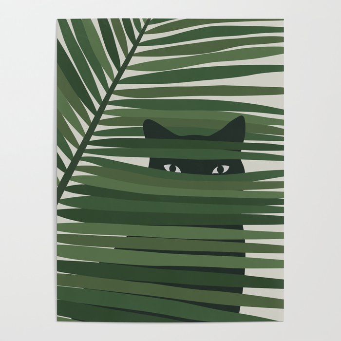 Cat and Plant 53 Poster Gallery Image 4