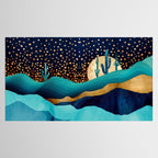Indigo Desert Night Tablecloth Gallery Image 2