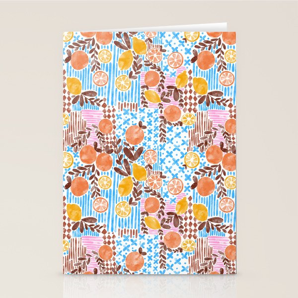 Citrus Fusion Extravaganza Stationery Card Gallery Image 1