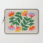 Symmetrical Flowers 1 Laptop Sleeve Gallery Image 1