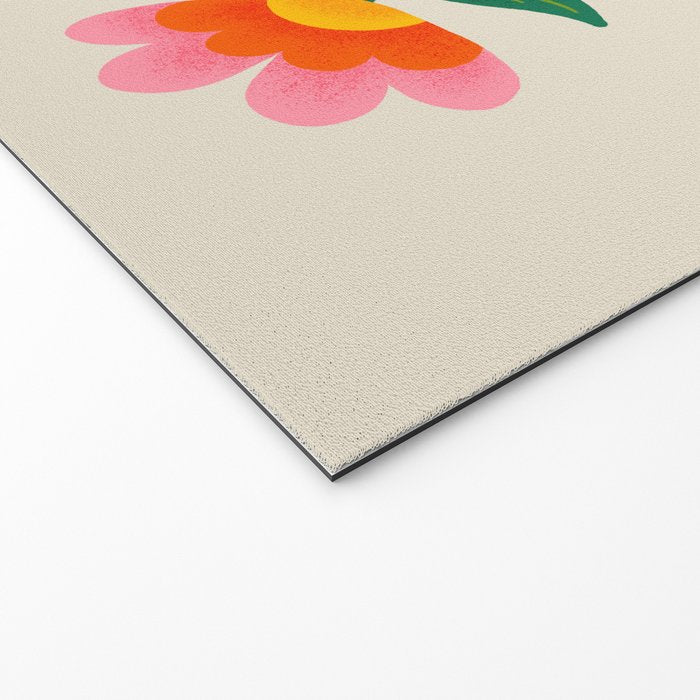 Symmetrical Flowers 1 Welcome Mat Gallery Image 2