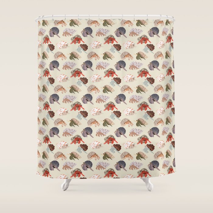 Hermit Crabs Shower Curtain Gallery Image 1