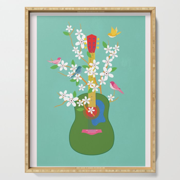 Melody in Bloom 2 Serving Tray Gallery Image 1