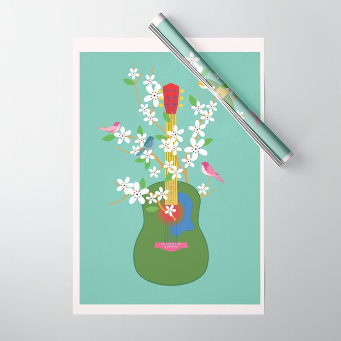 Melody in Bloom 2 Wrapping Paper Gallery Image 1