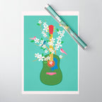 Melody in Bloom 2 Wrapping Paper Gallery Image 1