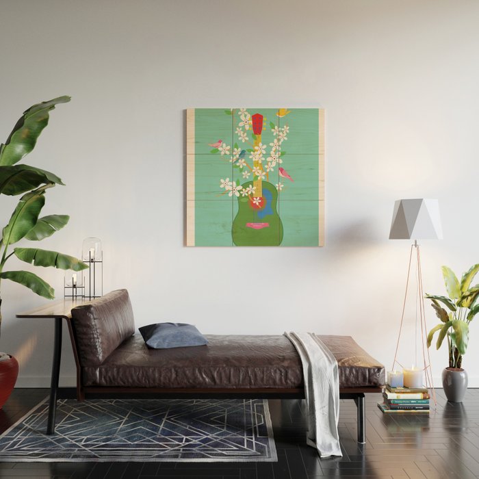 Melody in Bloom 2 Wood Wall Art Gallery Image 2