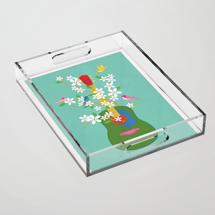 Melody in Bloom 2 Acrylic Tray Gallery Image 1