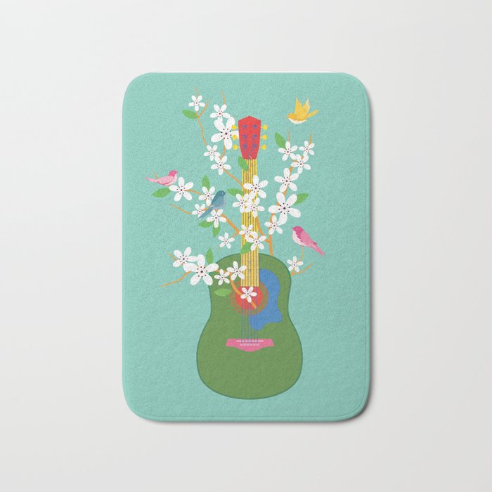 Melody in Bloom 2 Bath Mat Gallery Image 1