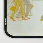 seduction scene on a terrace by moonlight Indian Miniature Painting Laptop Sleeve Gallery Image 3