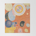 Hilma af Klint ,The Ten Largest, No. 4, Youth Throw Blanket Gallery Image 2