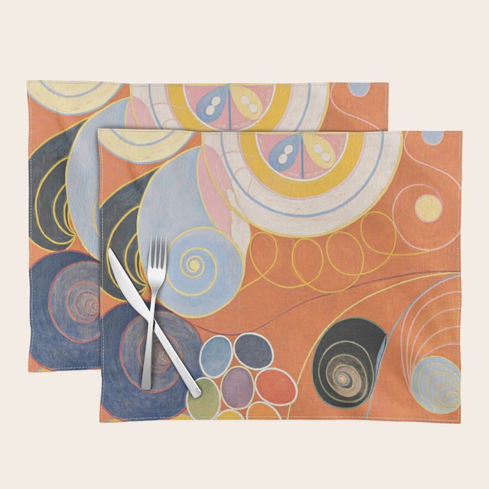 Hilma af Klint ,The Ten Largest, No. 4, Youth Placemat Gallery Image 1