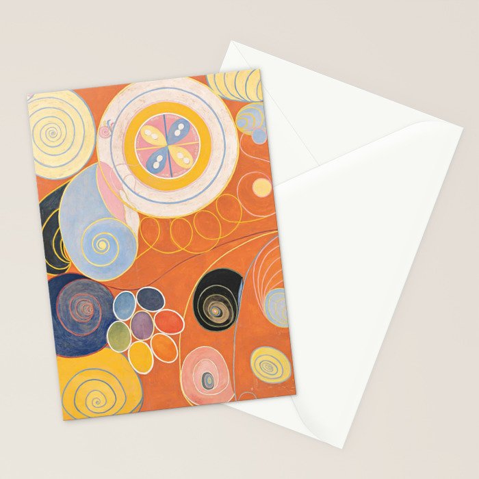 Hilma af Klint ,The Ten Largest, No. 4, Youth Stationery Card Gallery Image 2