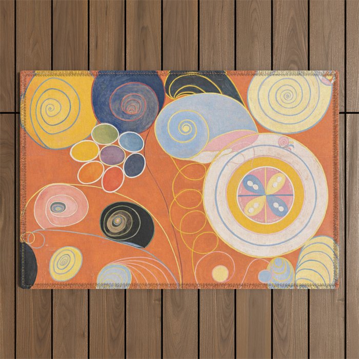 Hilma af Klint ,The Ten Largest, No. 4, Youth Outdoor Rug Gallery Image 1