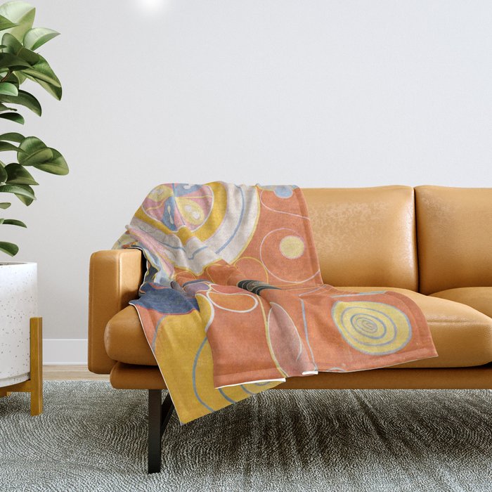 Hilma af Klint ,The Ten Largest, No. 4, Youth Throw Blanket Gallery Image 1