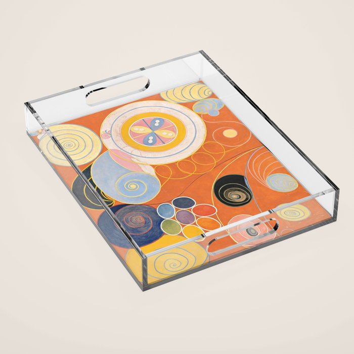 Hilma af Klint ,The Ten Largest, No. 4, Youth Acrylic Tray Gallery Image 1