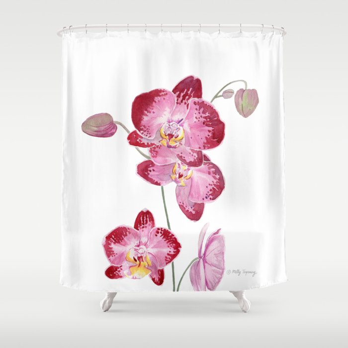 Orchid 2 Shower Curtain Gallery Image 1