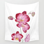 Orchid 2 Wall Tapestry Gallery Image 4