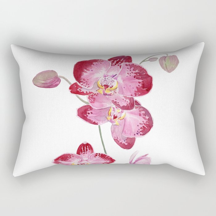 Orchid 2 Rectangular Pillow Gallery Image 1