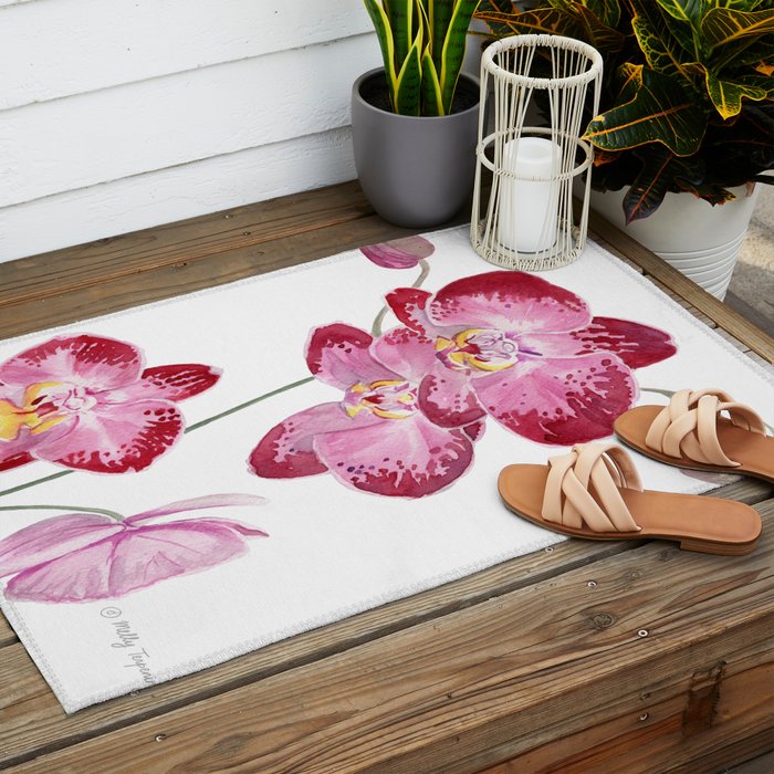 Orchid 2 Outdoor Rug Gallery Image 2
