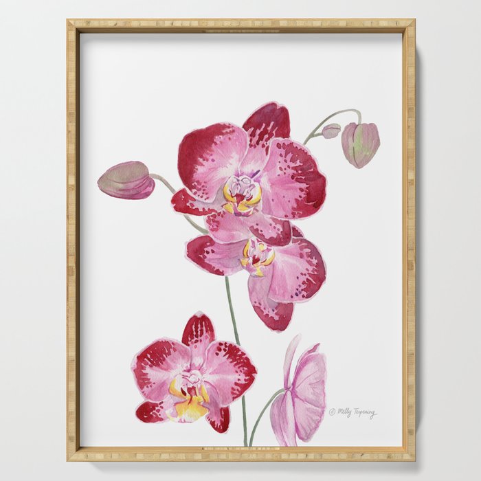 Orchid 2 Serving Tray Gallery Image 1