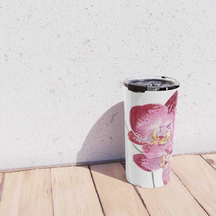 Orchid 2 Travel Mug Gallery Image 4