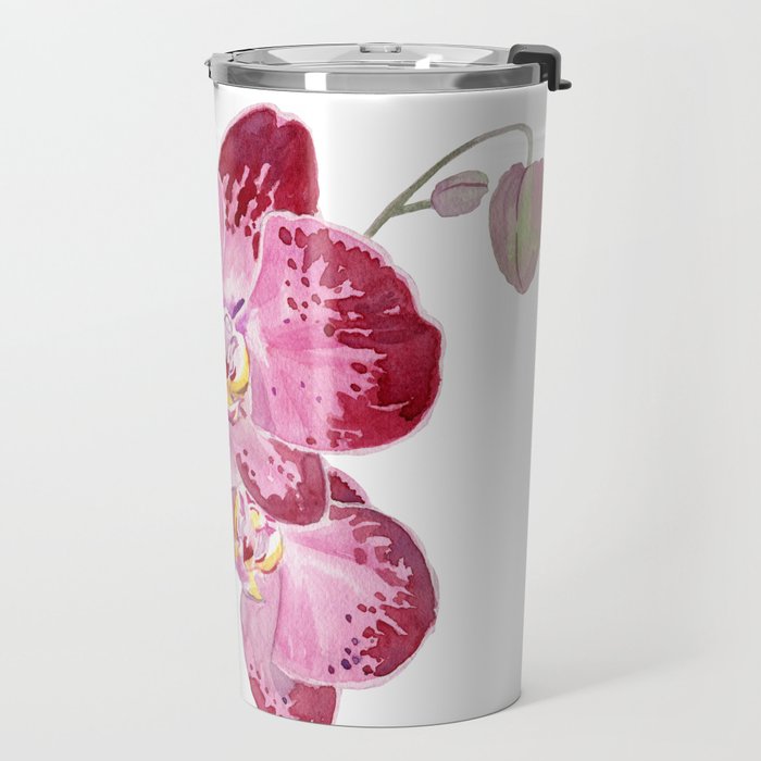 Orchid 2 Travel Mug Gallery Image 2
