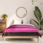 Hot Pink & Black Stripe Comforter Gallery Image 3