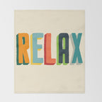 Relax Throw Blanket Gallery Image 2