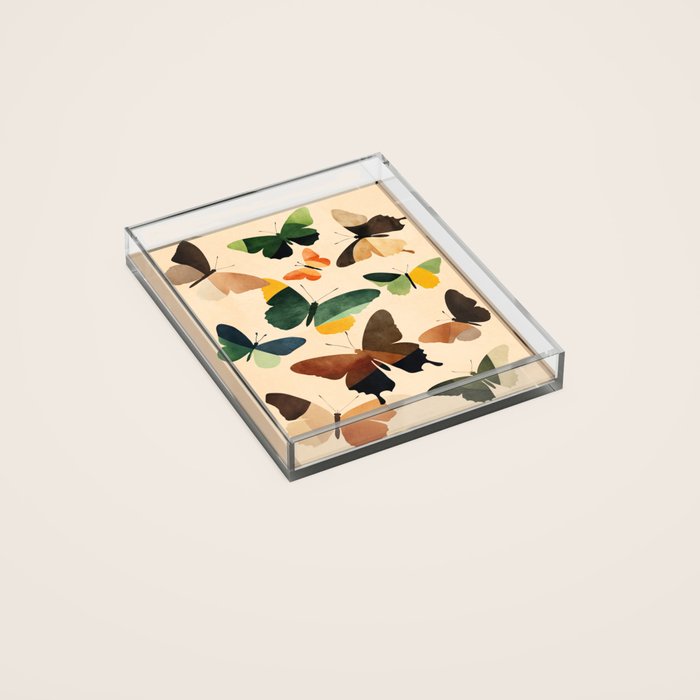 Beautiful Butterflies 1 Acrylic Tray Gallery Image 2