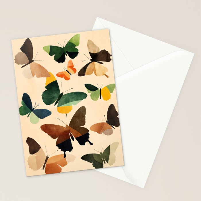 Beautiful Butterflies 1 Stationery Card Gallery Image 2