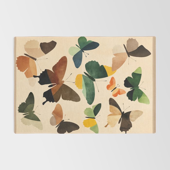 Beautiful Butterflies 1 Rug Gallery Image 2