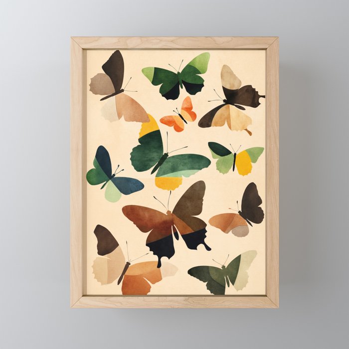 Beautiful Butterflies 1 Mini Art Print Gallery Image 1