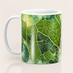 Green Marble Leaf Coffee Mug Gallery Image 3